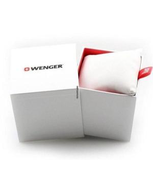 Mężczyźni klasyczny Szwajcar kwarcowy analogowe Zegarek WENGER 01.1141.115 Srebrna Wybierz 43mm image 4