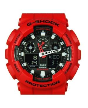 Vyriškas Su funkcijomis Sportinis Diver Japoniškas Kvarcinis Rodyklinis Watch Timer CASIO GA-100B-4AER G-Shock Juodas Dial 51mm image 4