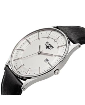 Men Klasické Quartz Analog Watch ELYSEE ELS-83015L Silver Dial 41mm image 1
