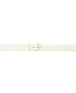 Watch Strap CONDOR Patent Leather 669R.09.12.W White Bílá 12 mm
