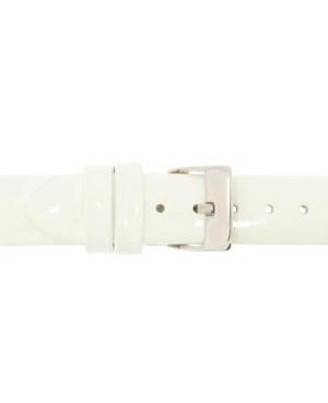 Watch Strap CONDOR Patent Leather 669R.09.12.W White Balta 12 mm image 1