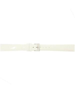 Watch Strap CONDOR Patent Leather 669R.09.14.W White 14 mm