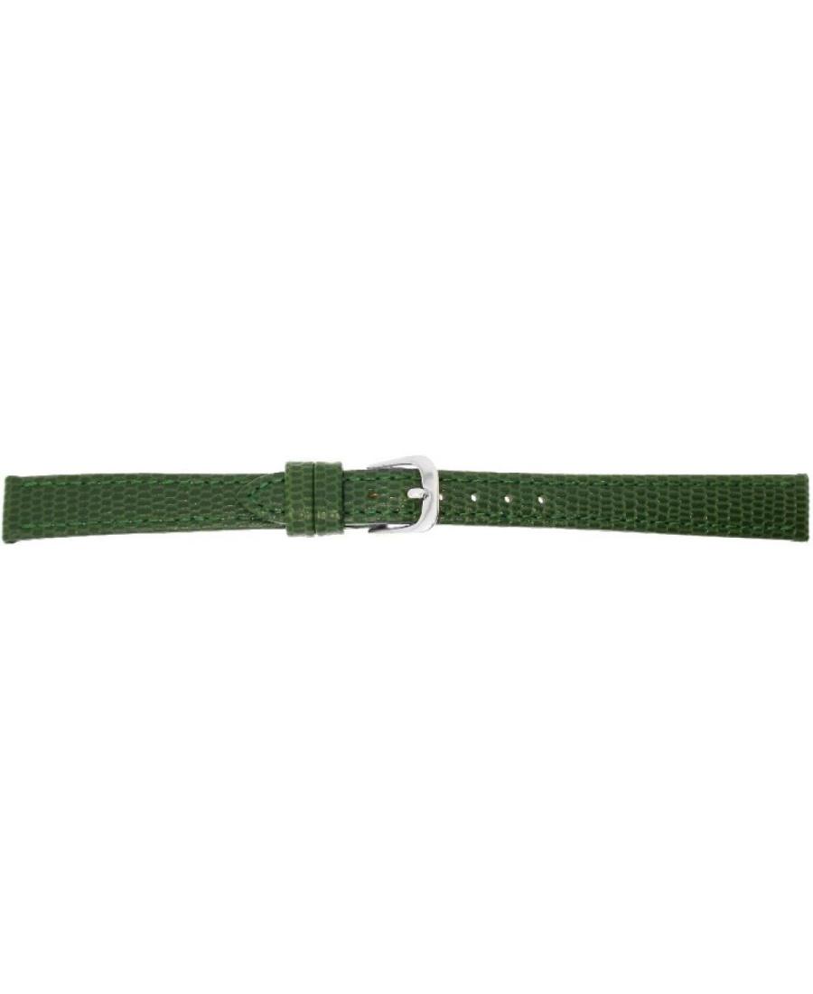 Watch Strap CONDOR Lizard Grain Strap 177R.11.10.W Green Zelená 10 mm