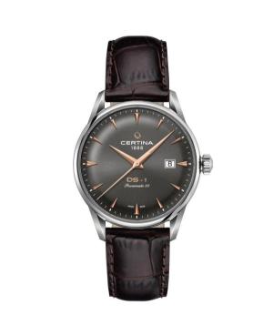 Men Fashion Luxury Swiss Automatic Analog Watch CERTINA C029.807.16.081.01 Braun Dial 40mm