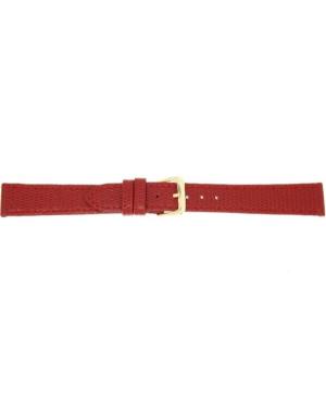 Watch Strap CONDOR Lizard Grain Strap 177R.06.14.Y Red Raudona 14 mm