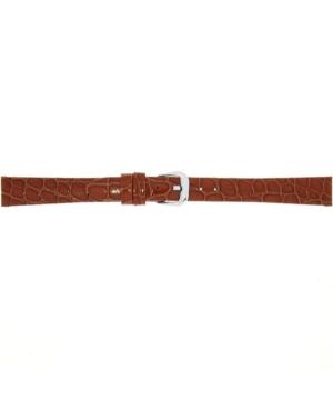 Watch Strap CONDOR Croco Grain 244R.03.12.W Brown Ruda 12 mm