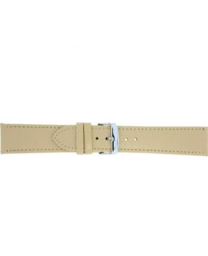 Watch Strap CONDOR Calf 283R.26.24.W Skóra Skórzany Beżowy 24 mm