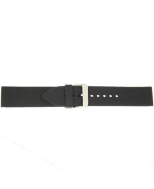 Watch Strap CONDOR PU.107.01.22.W Black Schwarz 22 mm