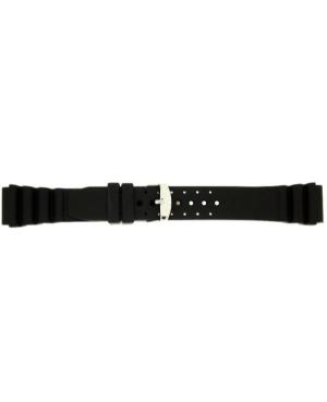 Watch Strap CONDOR SL.100.01.24.W Black Černá 24 mm