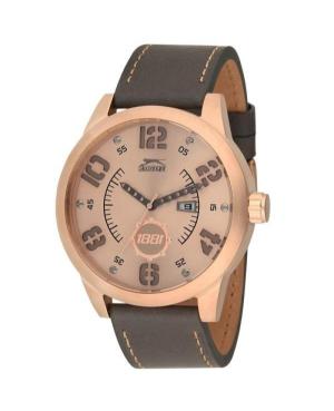 Men Fashion Quartz Analog Watch SLAZENGER SL.9.1179.1.02 Hnědá Dial 50mm