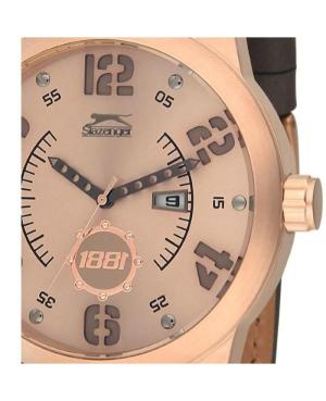 Men Fashion Quartz Analog Watch SLAZENGER SL.9.1179.1.02 Hnědá Dial 50mm image 2