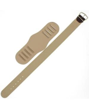 Retro-style watch strap KM1.02,09.18.W Imitation leather Brown Odos pakaitalas Ruda 18 mm image 2