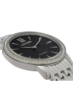 Women Klassisch Japan Eco-Drive Analog Watch CITIZEN EX1480-82E Schwarz Dial 29mm image 3