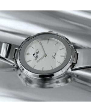 Women Klasické Swiss Quartz Analog Watch BISSET BSBD32SISX03BX Silver color Dial 33mm image 1