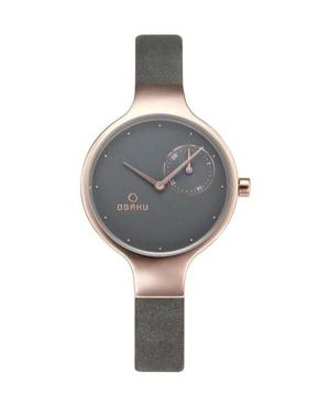 Women Quartz Analog Watch OBAKU V201LDVJRJ Silver color Dial