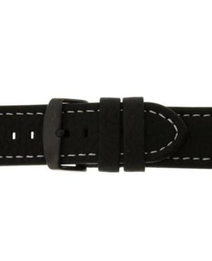 Vostok Europe ANCHAR Watch Strap VE-ANCHAR.01(W).24.B Leather Black Juoda 24 mm image 3