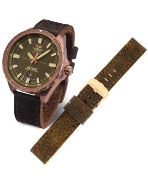 VOSTOK EUROPE VE-ALMAZ.02(NB).22.RG Коричневый 22 мм изображение 3