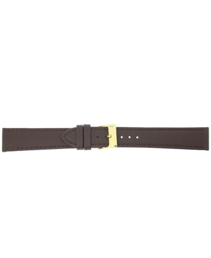 Watch Strap CONDOR Calf Strap 124R.02.16.Y Brown Braun 16 mm