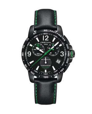 Mężczyźni Moda Luxury Szwajcar kwarcowy analogowe Zegarek Chronograf CERTINA C034.453.36.057.02 Czarny Wybierz 43mm