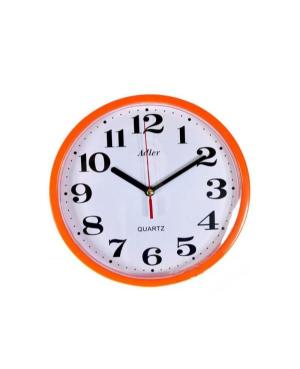ADLER 30019 ORANGE Настенные кварцевые часы Оранжевая Пластмаса Пластик Помаранчевий