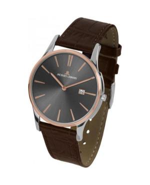 Mężczyźni klasyczny kwarcowy analogowe Zegarek JACQUES LEMANS 1-1937E Kolor srebrny Wybierz 36mm