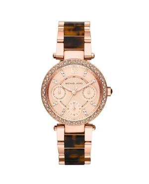 Women Fashion Quartz Analog Watch MK5841 Golden Dial 33mm