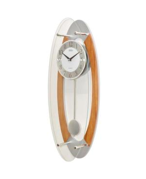 ADLER 20231O Wall Clocks Quartz Wood Glass Oak image 1
