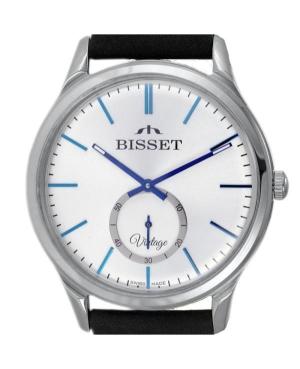 Men Klasické Swiss Quartz Analog Watch BISSET BSCE58SISD05BX Modrá Dial 40mm image 4