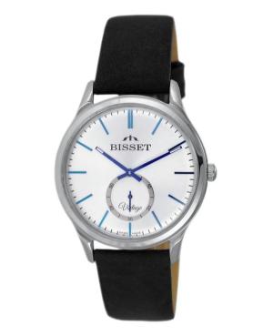 Men Klasické Swiss Quartz Analog Watch BISSET BSCE58SISD05BX Modrá Dial 40mm image 5