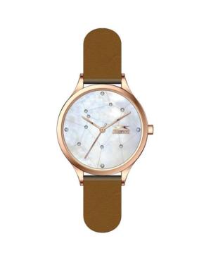 Women Fashion Quartz Watch SLAZENGER SL.9.6054.3.02 Weiß Dial 34mm