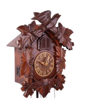ADLER 24014W ОРЕХ. GEGUTĖ Настенные кварцевые часы Wood Орех Дерево Волоський горіх image 2