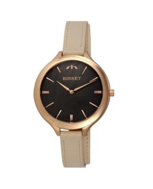 Moteriškas Modernus (fashion) Swiss Kvarcinis Rodyklinis Watch BISSET BSAE20RIVX03BX Silver color Dial 42mm