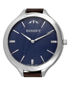 Kobiety Moda Szwajcar kwarcowy analogowe Zegarek BISSET BSAE20SIDX03BX Niebieska Wybierz 42mm image 2