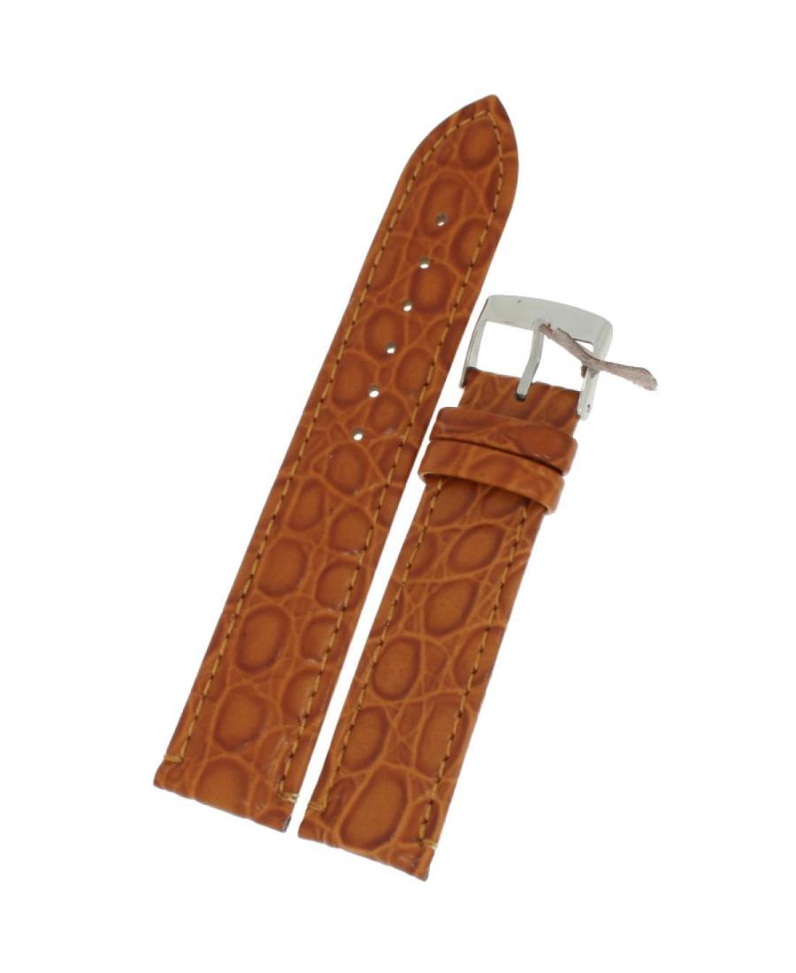 Watch Strap Diloy P209.20.3 Brown Braun 20 mm