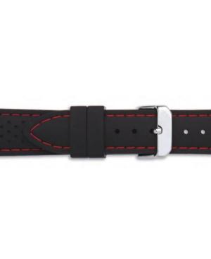 Watch Strap CONDOR SL.111.01.24.W Silicone Black Silikonas Juoda 24 mm image 2