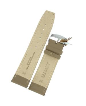 Watch Strap Diloy 366.24.17 Braun Gray 24 mm image 2