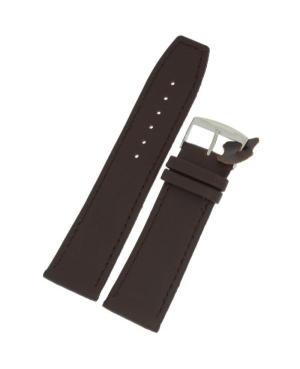 Watch Strap Diloy 366.24.2 Brown Ruda 24 mm