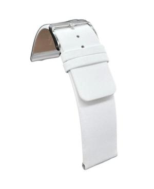 Watch Strap Diloy 327.22.28 White Weiß 28 mm