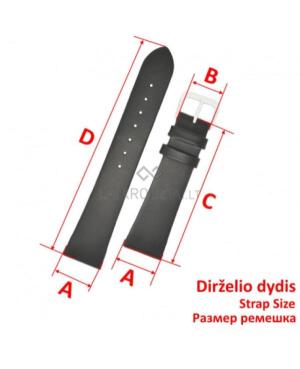 Watch Strap Diloy P206.02.24 Brown Ruda 24 mm image 2