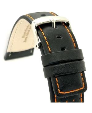 Watch Strap Diloy 367.01.22 Black Schwarz 22 mm image 2
