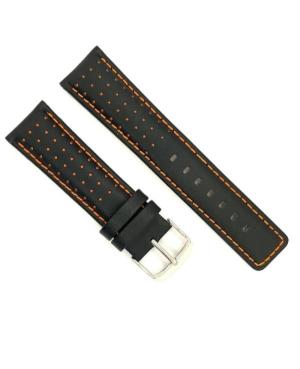 Watch Strap Diloy 367.01.22 Black Schwarz 22 mm image 3