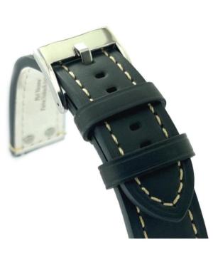 Watch Strap Diloy 381.01.22 Black Juoda 22 mm image 2