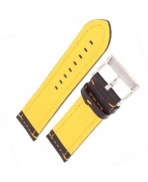 Watch Strap Diloy 394.24.1.22 Black Černá 24 mm image 1