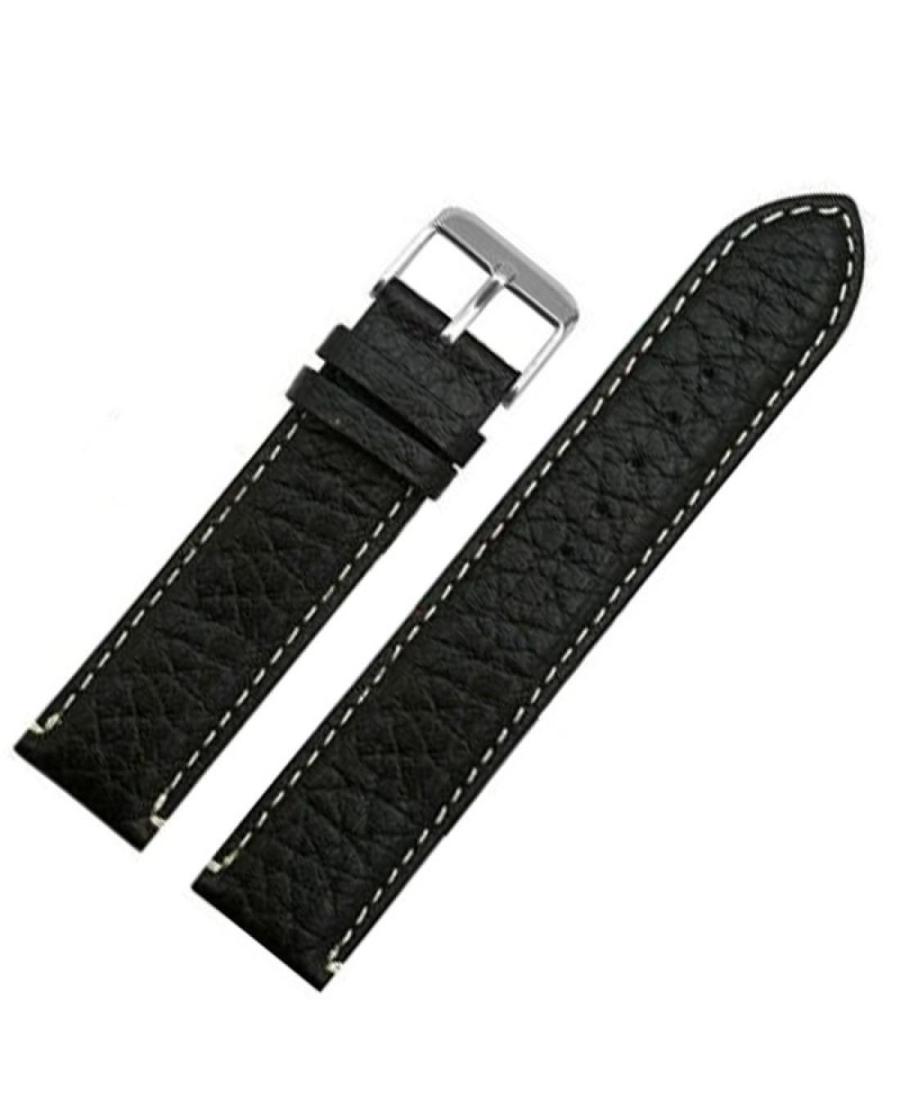 Watch Strap Diloy P206.01.18 Black Černá 18 mm