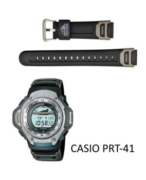 Watch Strap CASIO 10031024 Black 20 mm Juoda 24 mm image 1