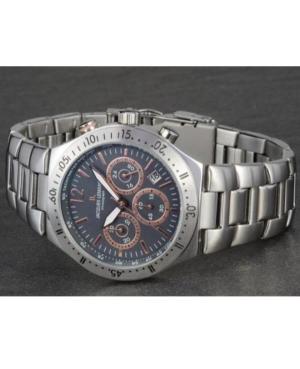 Men Klasické Quartz Watch Chronograph JACQUES LEMANS 1-1837I Silver color Dial 42mm image 2