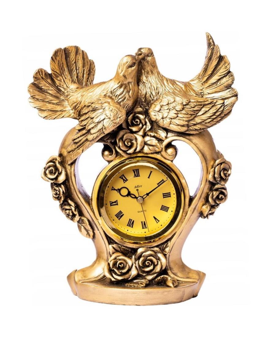 ADLER 80140G настольные кварцевые часы Полистоун (Polystone) - искусственный камень Золотого цвета Полістоун (Полістоун) - штучн