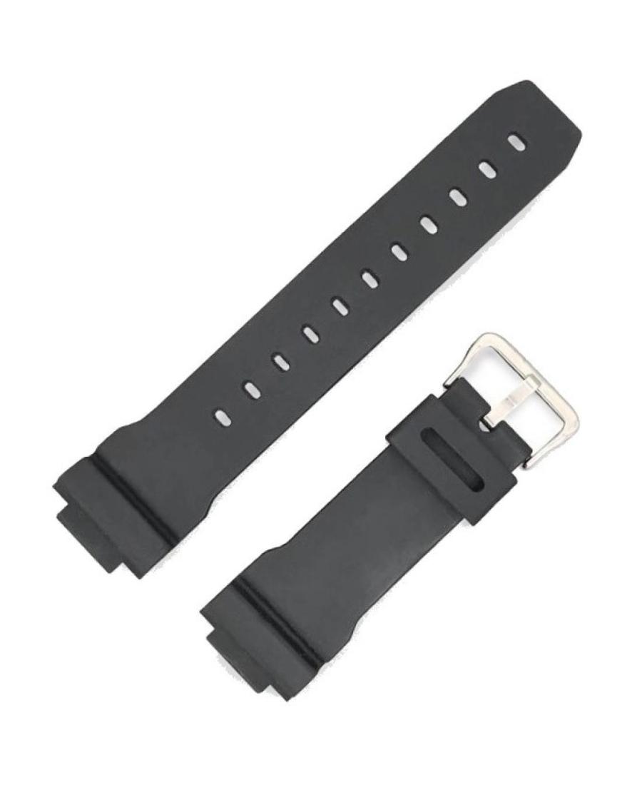 Ремешок для часов Diloy 413F3A Tinka Casio Пластик / Резина 23 мм 25 Чёрный 16 mm