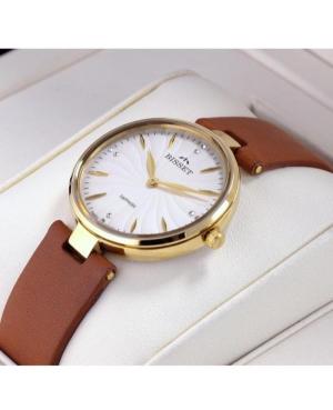 Moteriškas Klasikinis Swiss Kvarcinis Rodyklinis Watch BISSET BSAF21GISX03BX Sidabras Dial image 3