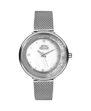 Women Klassisch Quartz Analog Watch SLAZENGER SL.9.6178.3.02 Silver color Dial 34mm